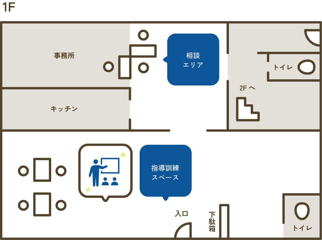 ウィズユーmiraiのフロアマップ